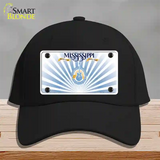 Mississippi Creative Culture Blank Novelty License Plate Hat Cotton / Black