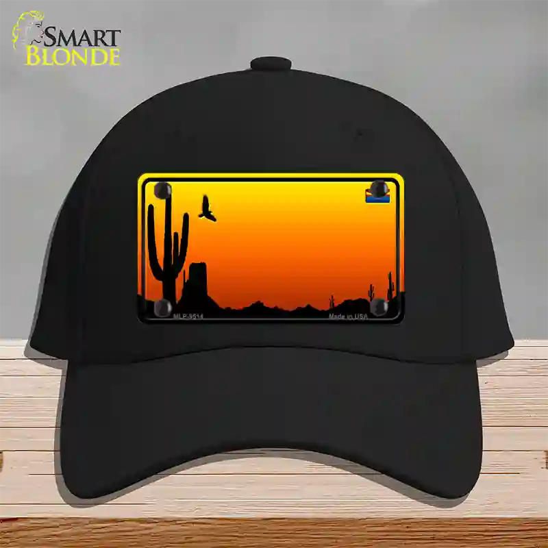 AZ Blank Scenic Novelty License Plate Hat Cotton / Black