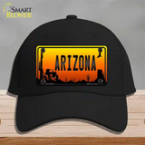 Jeep Arizona Scenic Novelty License Plate Hat Cotton / Black