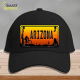 Biker Arizona Scenic Novelty License Plate Hat Cotton / Black