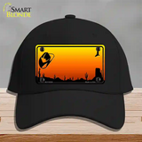 Cowboy Hat Blank Scenic Novelty License Plate Hat Cotton / Black