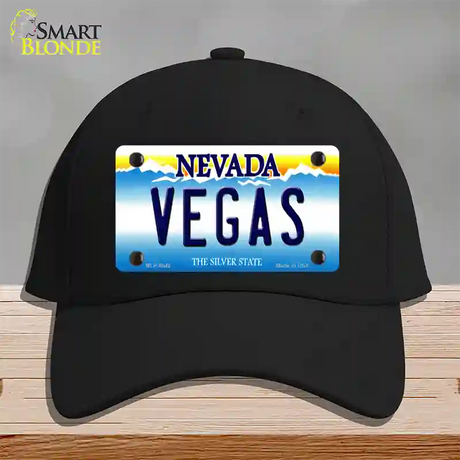 Vegas Nevada Novelty License Plate Hat Cotton / Black