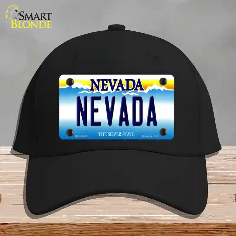 Nevada Nevada Novelty License Plate Hat Cotton / Black