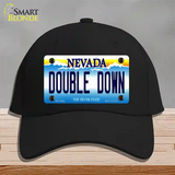 Double Down Nevada Novelty License Plate Hat Cotton / Black