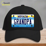 Grandpa Nevada Novelty License Plate Hat Cotton / Black