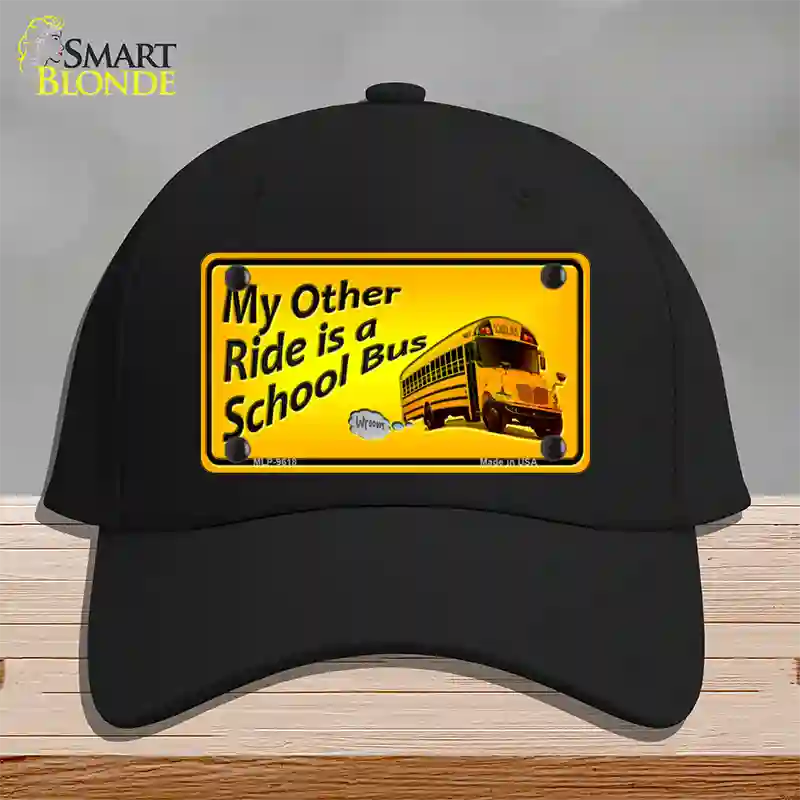 My Other Ride Novelty License Plate Hat Cotton / Black