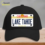 Lake Tahoe California Novelty License Plate Hat Cotton / Black