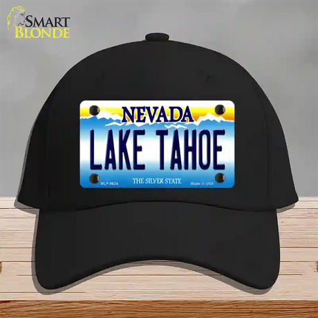 Lake Tahoe Nevada Novelty License Plate Hat Cotton / Black