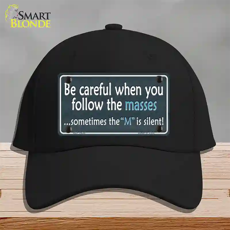 Be Careful Novelty License Plate Hat Cotton / Black