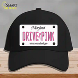 Drive Pink Maryland Novelty License Plate Hat Cotton / Black