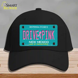 Drive Pink New Mexico Novelty License Plate Hat Cotton / Black