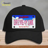 Drive Pink South Dakota Novelty License Plate Hat Cotton / Black