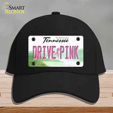 Drive Pink Tennessee Novelty License Plate Hat Cotton / Black