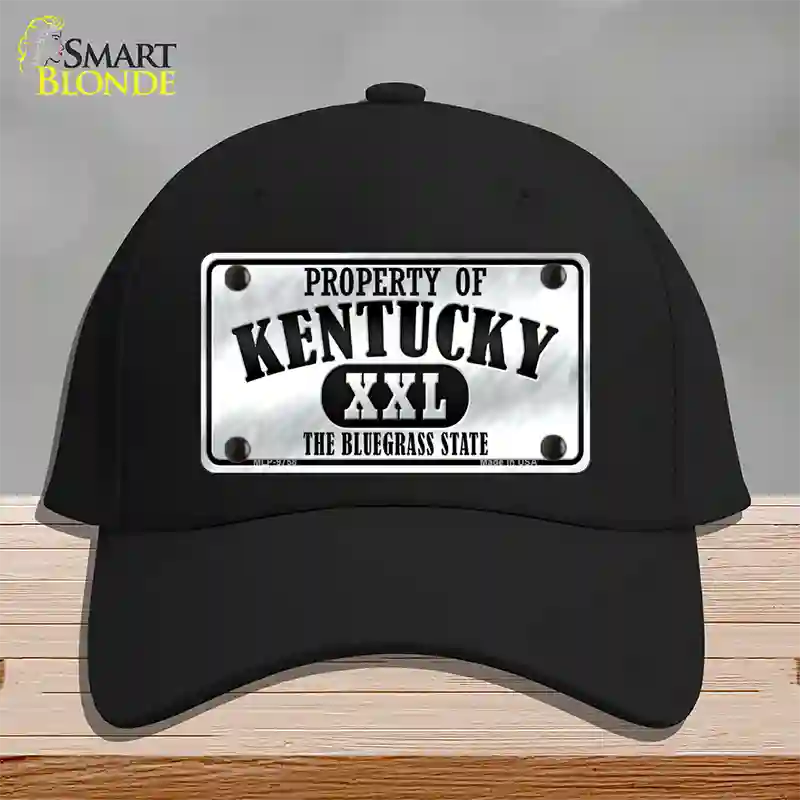 Property Of Kentucky Novelty License Plate Hat Cotton / Black