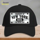 Property Of New York Novelty License Plate Hat Cotton / Black