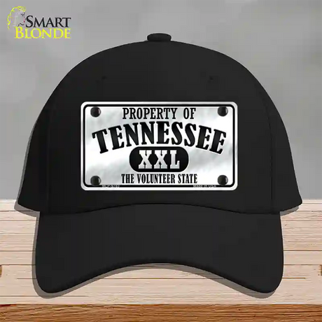 Property Of Tennessee Novelty License Plate Hat Cotton / Black