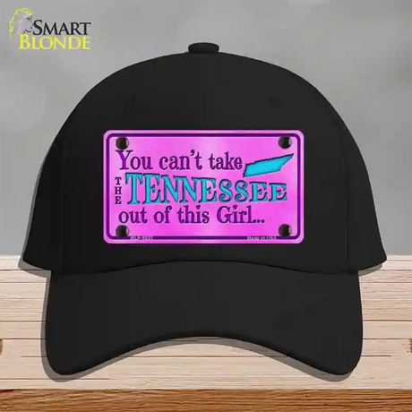 Tennessee Girl Novelty License Plate Hat Cotton / Black