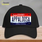 Appaloosa Idaho Novelty License Plate Hat Cotton / Black