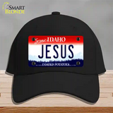 Jesus Idaho Novelty License Plate Hat Cotton / Black