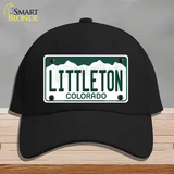 Littleton Colorado Novelty License Plate Hat Cotton / Black