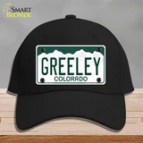 Greeley Colorado Novelty License Plate Hat Cotton / Black