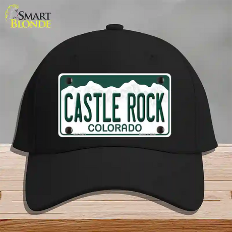 Castle Rock Colorado Novelty License Plate Hat Cotton / Black