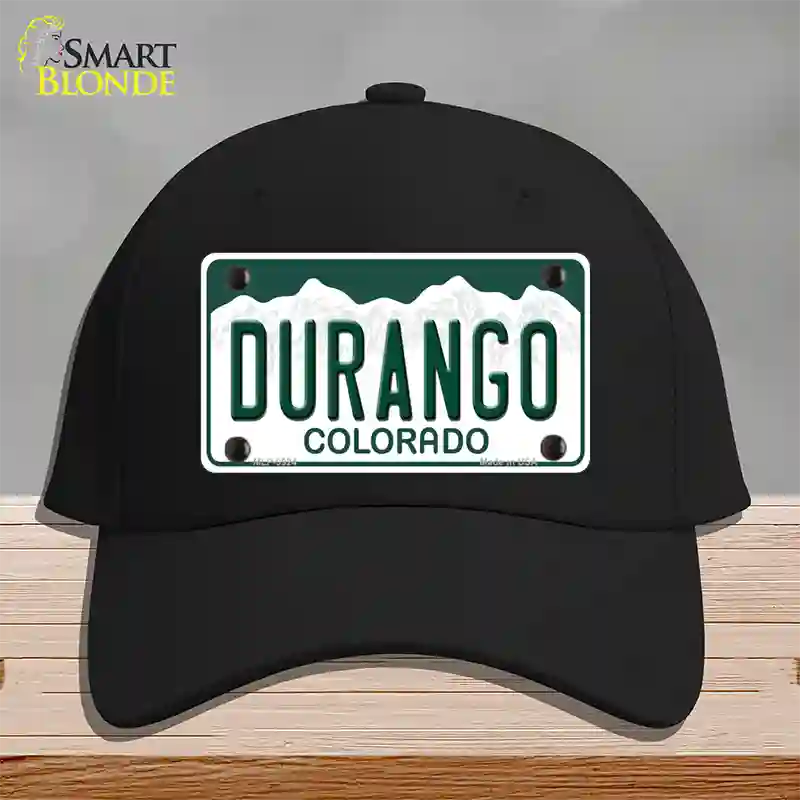 Durango Colorado Novelty License Plate Hat Cotton / Black