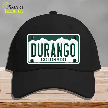 Durango Colorado Novelty License Plate Hat Cotton / Black