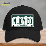 N Joy CO Colorado Novelty License Plate Hat Cotton / Black