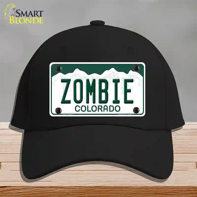 Zombie Colorado Novelty License Plate Hat Cotton / Black