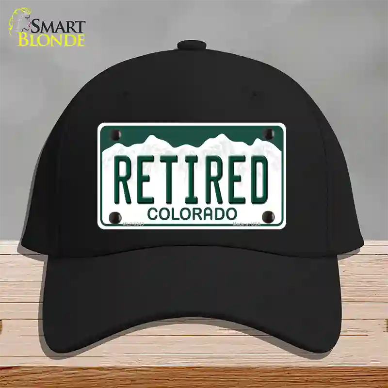 Retired Colorado Novelty License Plate Hat Cotton / Black