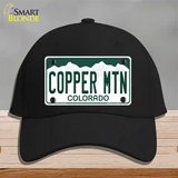 Copper Mountain Colorado Novelty License Plate Hat Cotton / Black