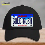 Gold Rush South Dakota Novelty License Plate Hat Cotton / Black