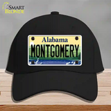 Montgomery Alabama Novelty License Plate Hat Cotton / Black