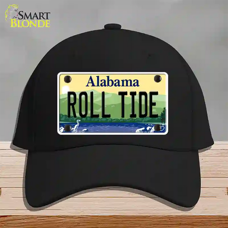 Roll Tide Alabama Novelty License Plate Hat Cotton / Black