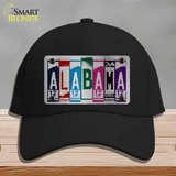 Alabama License Plate Art Novelty License Plate Hat Cotton / Black