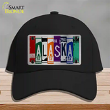 Alaska License Plate Art Novelty License Plate Hat Cotton / Black