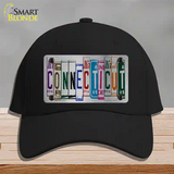 Connecticut License Plate Art Novelty License Plate Hat Cotton / Black