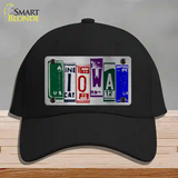 Iowa License Plate Art Novelty License Plate Hat Cotton / Black