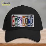 Maryland License Plate Art Novelty License Plate Hat Cotton / Black