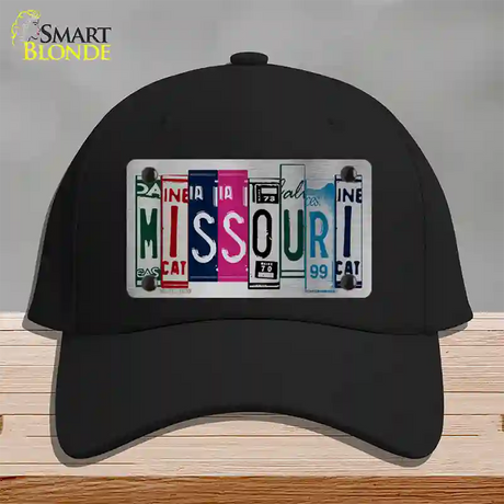 Missouri License Plate Art Novelty License Plate Hat Cotton / Black