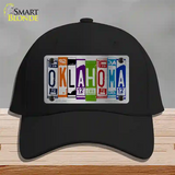 Oklahoma License Plate Art Novelty License Plate Hat Cotton / Black