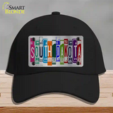 South Dakota License Plate Art Novelty License Plate Hat Cotton / Black