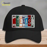 Texas License Plate Art Novelty License Plate Hat Cotton / Black