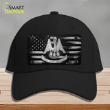 Louisiana Carbon Fiber Novelty License Plate Hat Cotton / Black