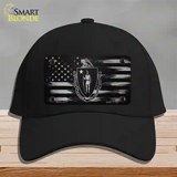 Massachusetts Carbon Fiber Novelty License Plate Hat Cotton / Black