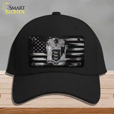 New Jersey Carbon Fiber Novelty License Plate Hat Cotton / Black