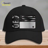 North Carolina Carbon Fiber Novelty License Plate Hat Cotton / Black