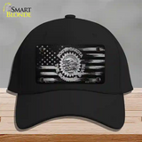 South Dakota Carbon Fiber Novelty License Plate Hat Cotton / Black