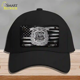 West Virginia Carbon Fiber Novelty License Plate Hat Cotton / Black